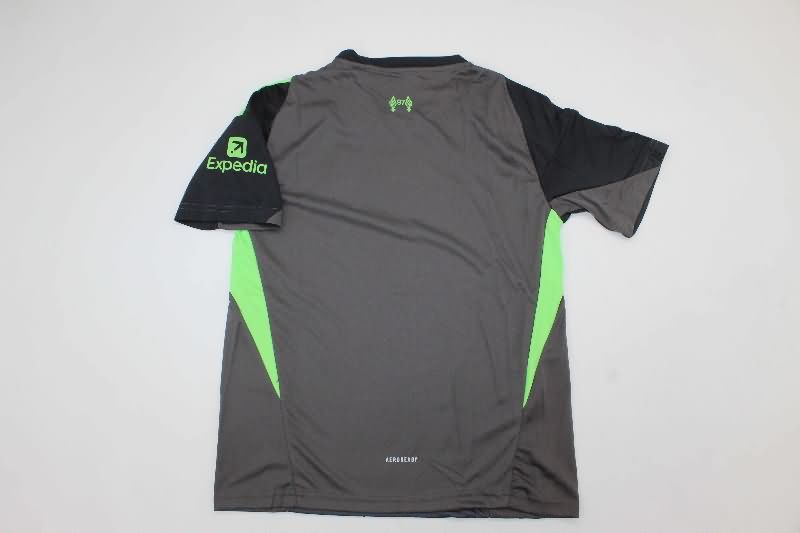 Kids Liverpool 25/26 Goalkeeper Black Soccer Jersey And Shorts