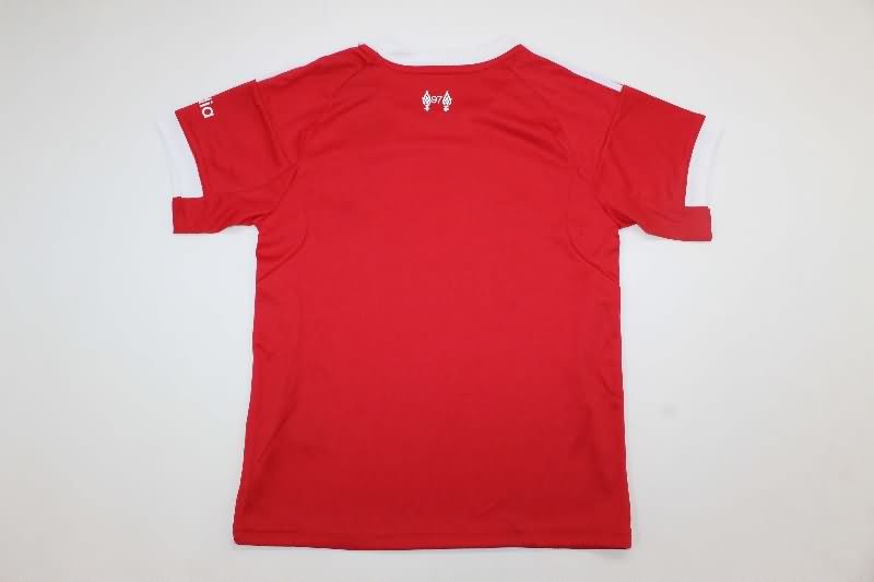 Kids Liverpool 25/26 Home Soccer Jersey And Shorts