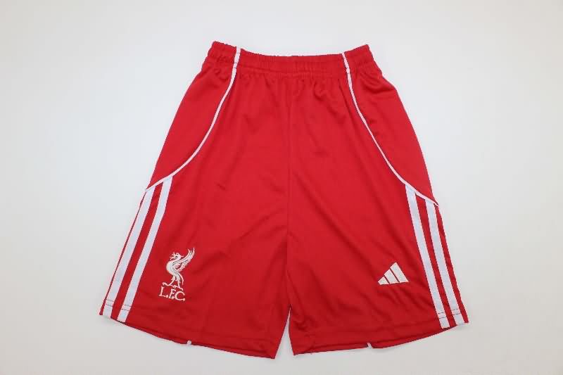 Kids Liverpool 25/26 Home Soccer Jersey And Shorts