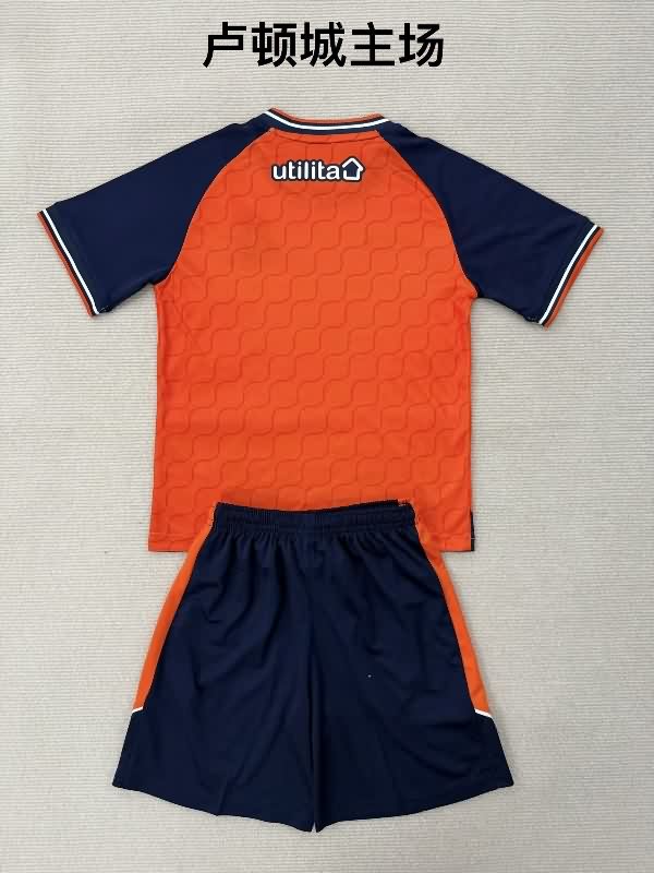 Kids Luton Town 25/26 Home Soccer Jersey And Shorts