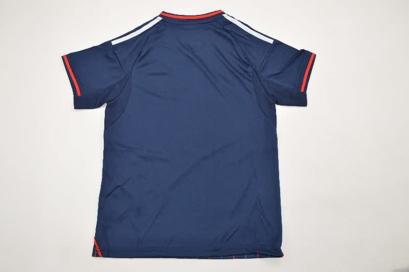 Kids Lyon 25/26 Away Soccer Jersey And Shorts