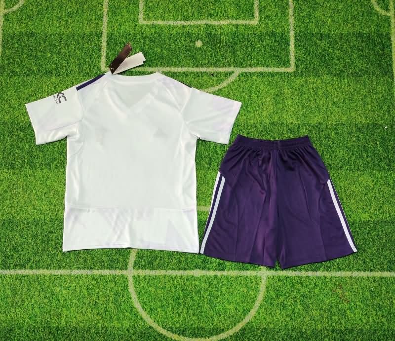 Kids Manchester United 25/26 Away Soccer Jersey And Shorts