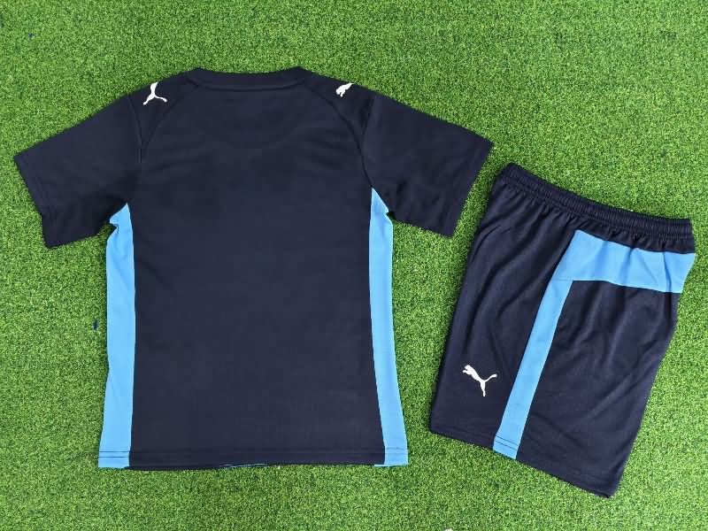Kids Marseilles 25/26 Away Soccer Jersey And Shorts (Player)