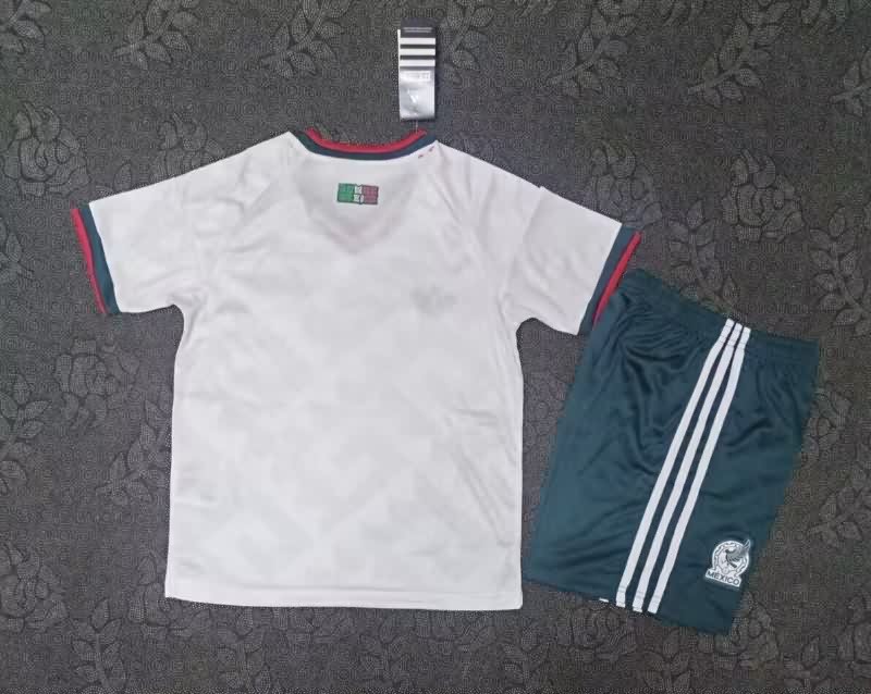 Kids Mexico 25/26 Away Soccer Jersey And Shorts