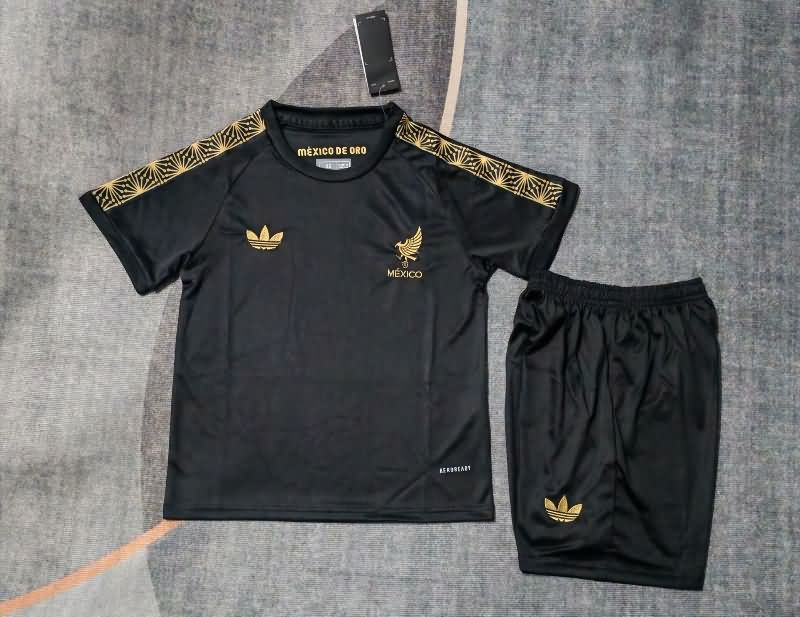 Kids Mexico 2025 Training Soccer Jersey And Shorts