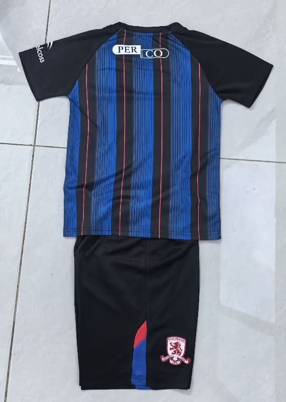 Kids Middlesbrough 25/26 Away Soccer Jersey And Shorts