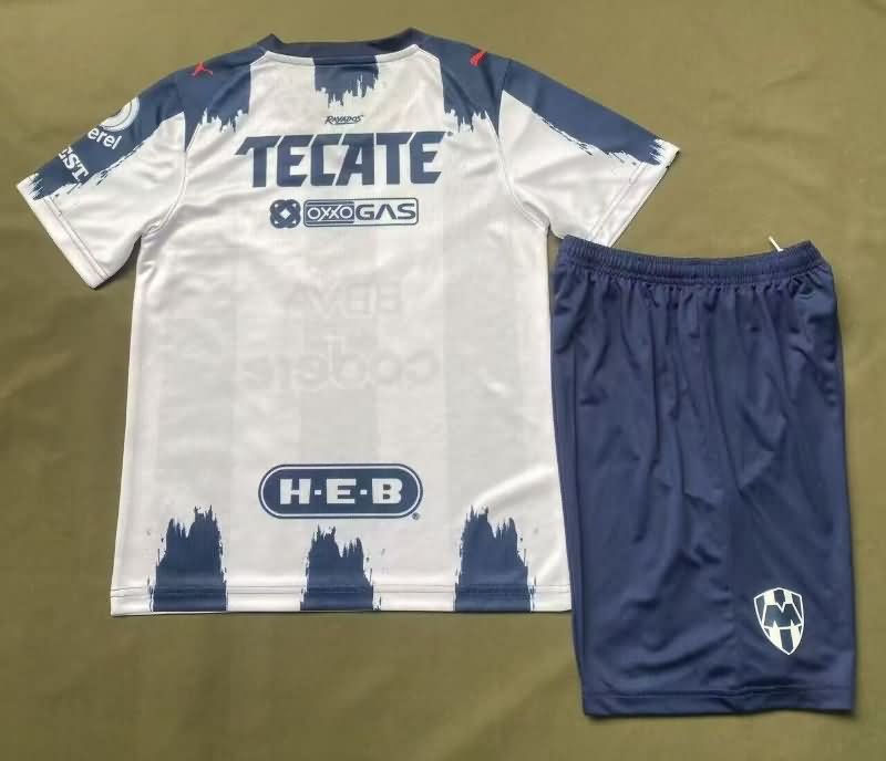 Kids Monterrey 25/26 Home Soccer Jersey And Shorts