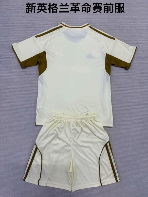 Kids New England 2025 Training Soccer Jersey And Shorts