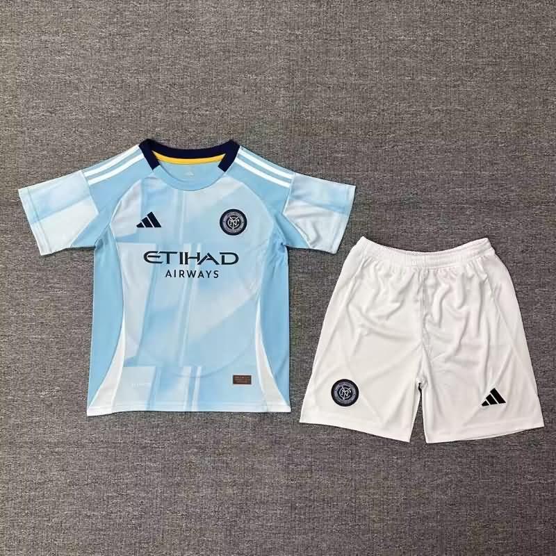 Kids New York City Soccer Jersey Home Replica 2025