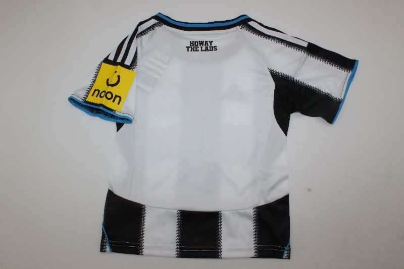 Kids Newcastle United 24/25 Home Soccer Jersey And Shorts
