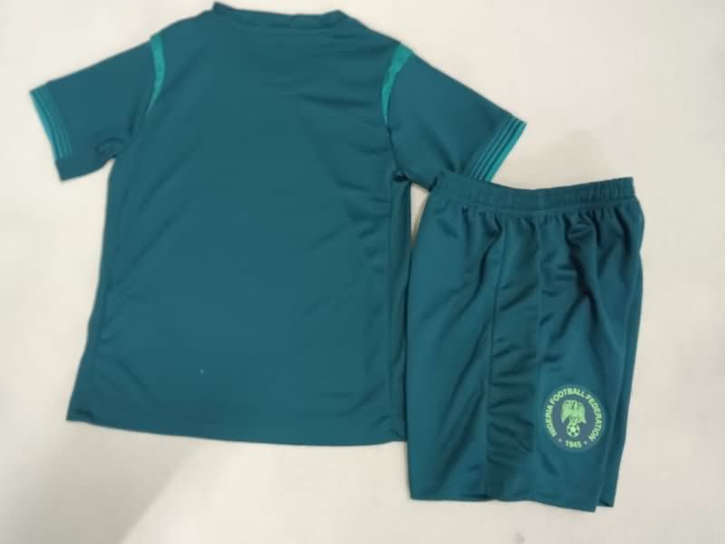 Kids Nigeria 2025 Away Soccer Jersey And Shorts