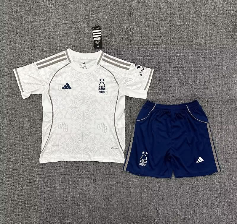 Kids Nottingham Forest 25/26 Away Soccer Jersey And Shorts