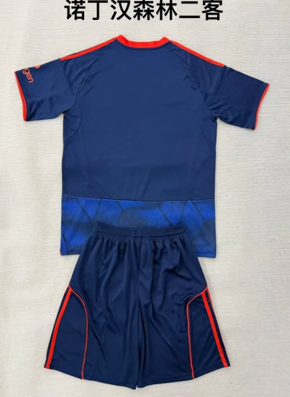 Kids Nottingham Forest 25/26 Third Soccer Jersey And Shorts