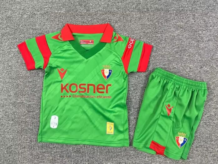 Kids Osasuna 25/26 Away Soccer Jersey And Shorts
