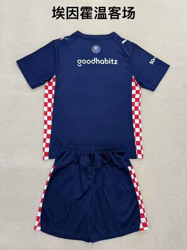 Kids PSV Eindhoven 25/26 Away Soccer Jersey And Shorts
