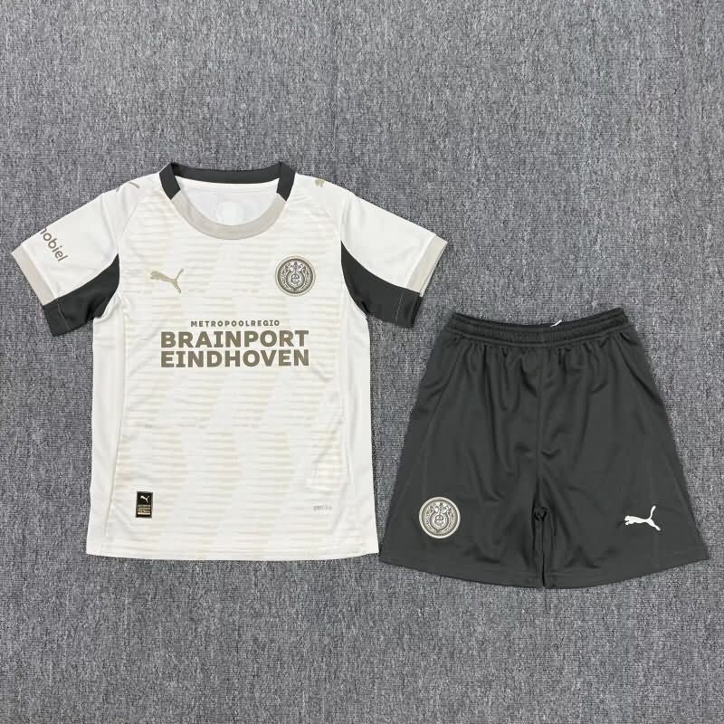 Kids PSV Eindhoven 25/26 Third Soccer Jersey And Shorts