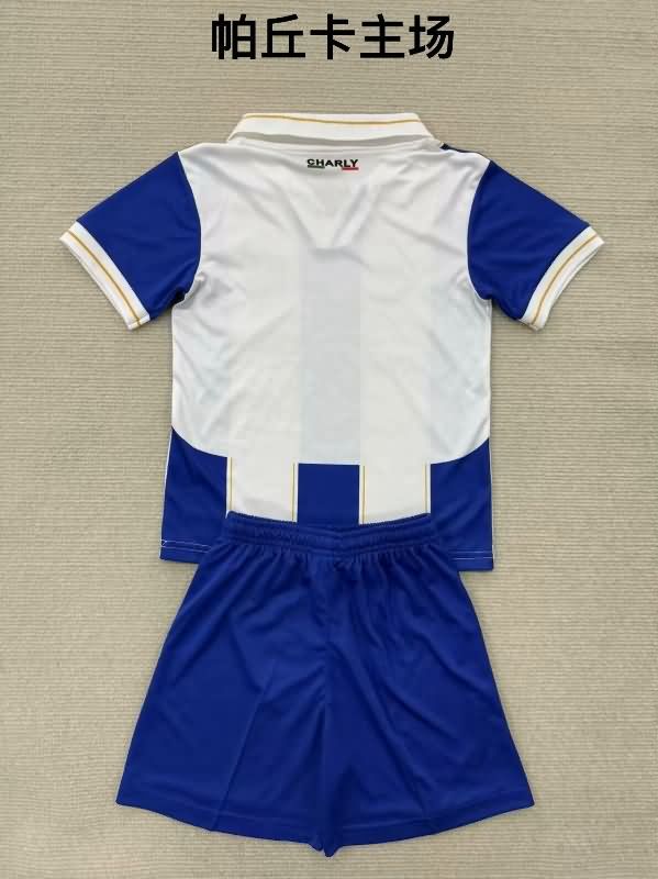 Kids Pachuca 25/26 Home Soccer Jersey And Shorts