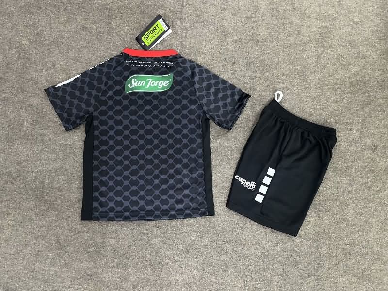 Kids Palestino 2025 Away Soccer Jersey And Shorts