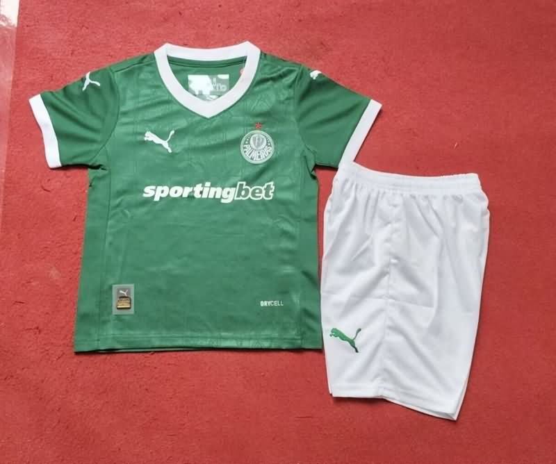 Kids Palmeiras Soccer Jersey Home Replica 2025