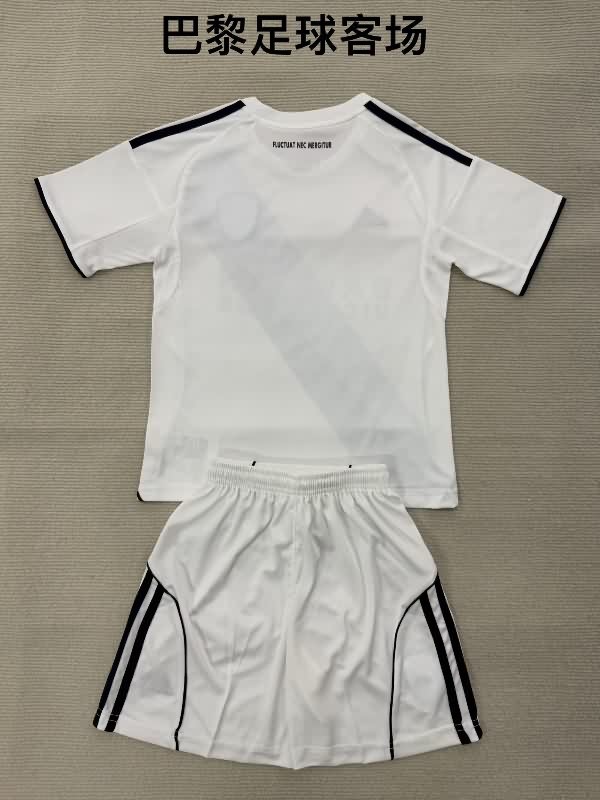 Kids Paris FC 25/26 Away Soccer Jersey And Shorts