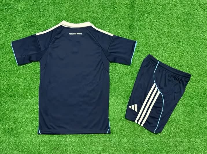 Kids Paris FC 25/26 Home Soccer Jersey And Shorts