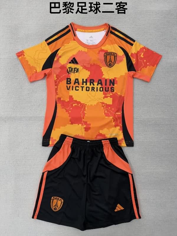 Kids Paris FC 25/26 Third Soccer Jersey And Shorts