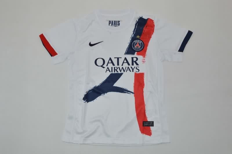 Kids Paris St German 25/26 Away Soccer Jersey And Shorts