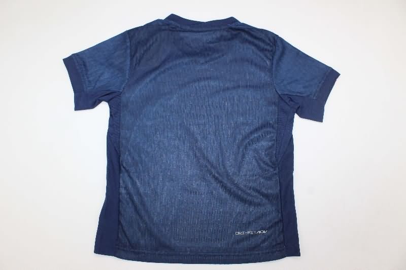 Kids Paris St German 25/26 Home Soccer Jersey And Shorts (Player)