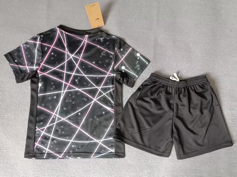 Kids Paris St German 25/26 Training Soccer Jersey And Shorts 03