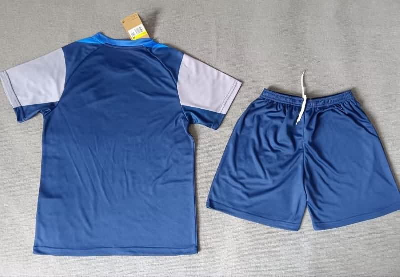 Kids Paris St German 25/26 Training Soccer Jersey And Shorts 04