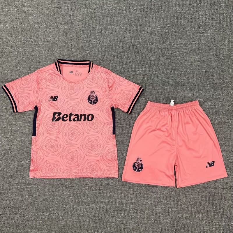 Kids Porto 25/26 Away Soccer Jersey And Shorts