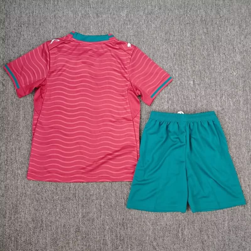 Kids Portugal 2026 World Cup Home Soccer Jersey And Shorts