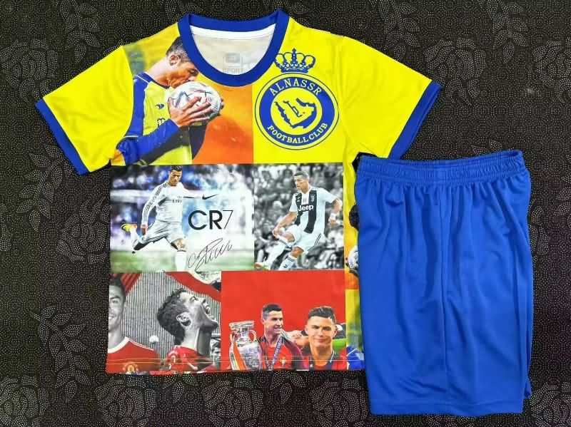 Kids Portugal 2025 RONALDO Special Soccer Jersey And Shorts 02