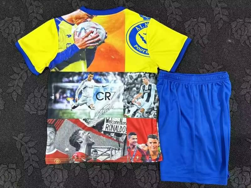 Kids Portugal 2025 RONALDO Special Soccer Jersey And Shorts 02