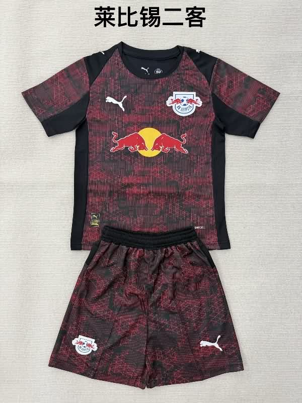 Kids RB Leipzig 25/26 Third Soccer Jersey And Shorts