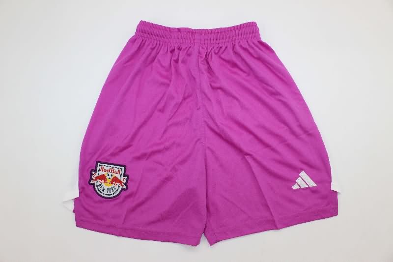 Kids RB New York 2025 Goalkeeper Purple Soccer Jersey And Shorts