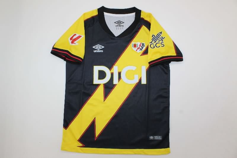 Kids Rayo Vallecano 25/26 Third Soccer Jersey And Shorts