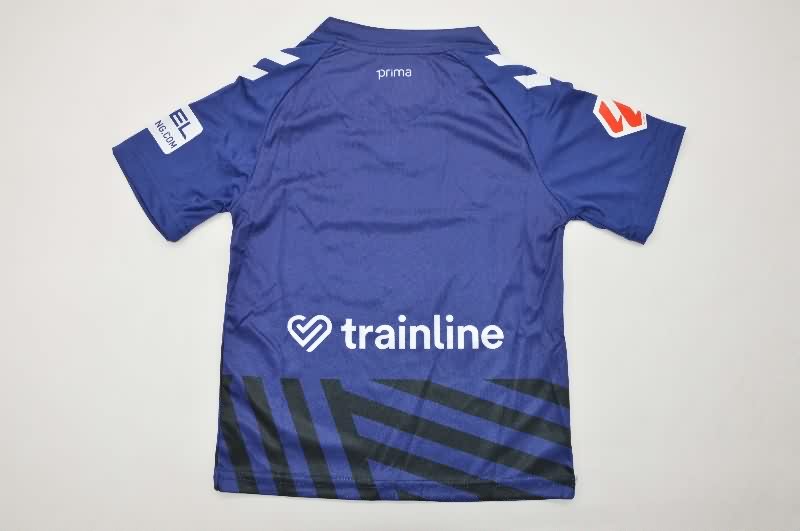 Kids Real Betis 25/26 Goalkeeper Dark Blue Soccer Jersey And Shorts