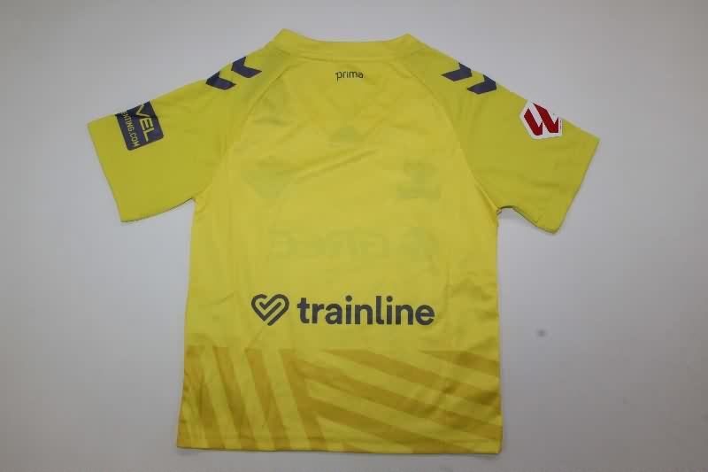 Kids Real Betis 25/26 Goalkeeper Yellow Soccer Jersey And Shorts