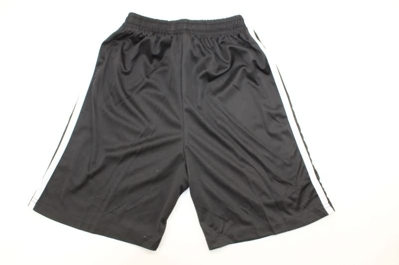 Kids Real Madrid 25/26 Goalkeeper Black Soccer Jersey And Shorts Leaked