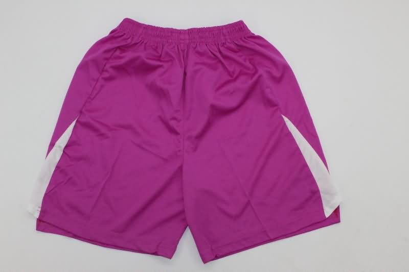 Kids Real Madrid 25/26 Goalkeeper Purple Soccer Jersey And Shorts Leaked