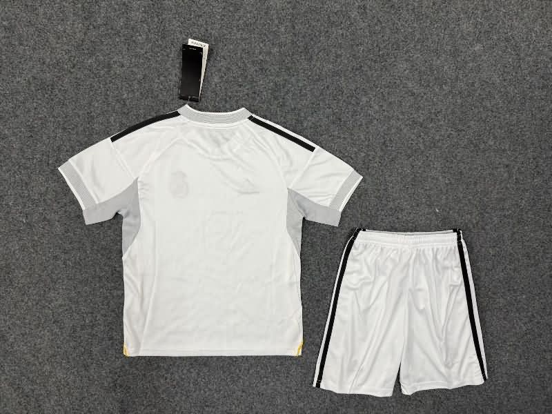 Kids Real Madrid Soccer Jersey Home Replica 25/26