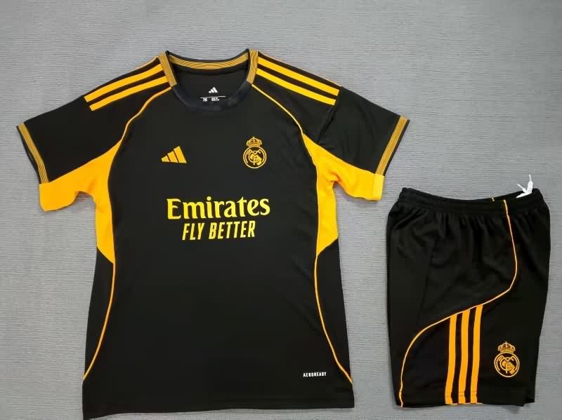 Kids Real Madrid 25/26 Special Soccer Jersey And Shorts 05 Kids Real Madrid 25/26 Special Soccer Jersey And Shorts 05