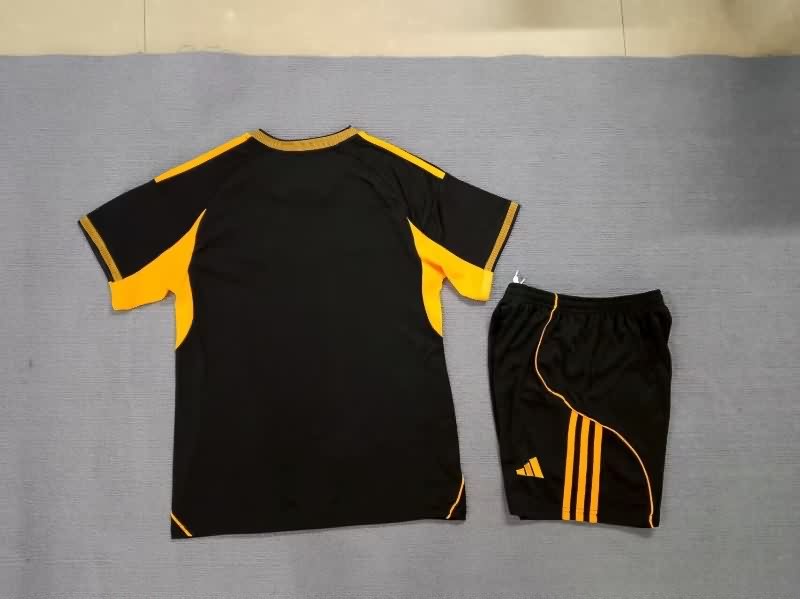 Kids Real Madrid 25/26 Special Soccer Jersey And Shorts 05