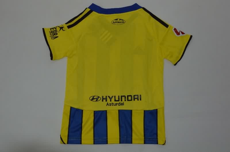 Kids Real Oviedo 25/26 Away Soccer Jersey And Shorts