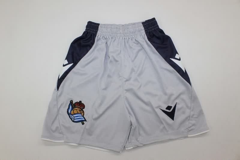 Kids Real Sociedad 25/26 Away Soccer Jersey And Shorts