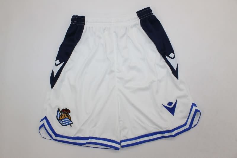 Kids Real Sociedad 25/26 Home Soccer Jersey And Shorts