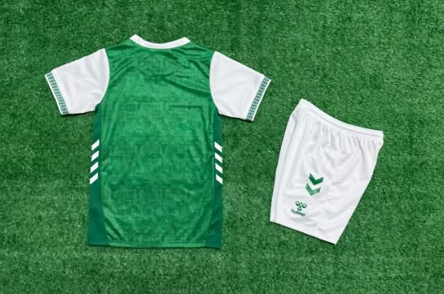 Kids Saint Etienne 25/26 Home Soccer Jersey And Shorts