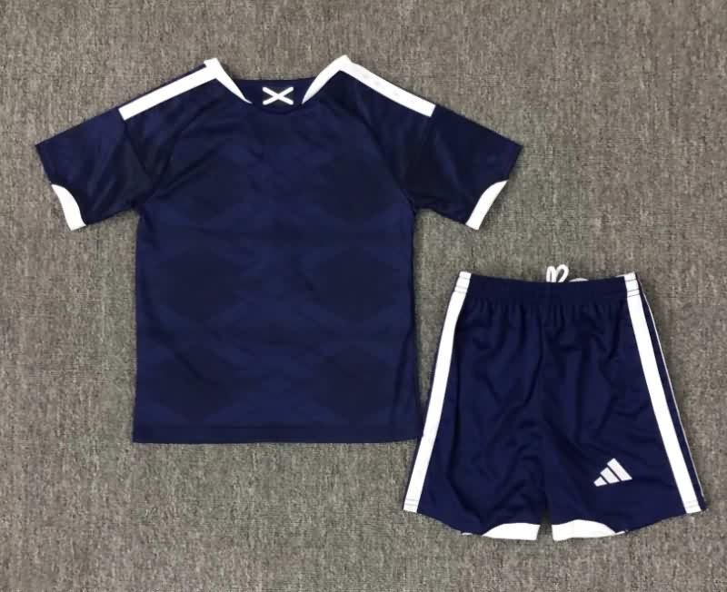 Kids Scotland 2026 Home Soccer Jersey And Shorts
