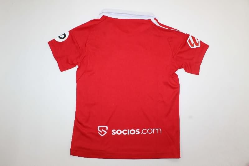 Kids Sevilla 25/26 Away Soccer Jersey And Shorts